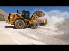Equipamento de construção de carregador de rodas de segunda mão original CAT 966H 966F