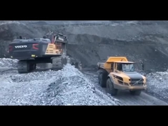 Máquina de Escavação Volvo 750DL Usada Máquinas de Escavação Volvo Usadas Para Venda