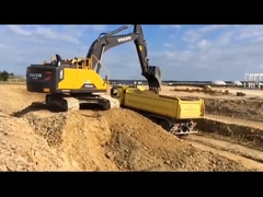 Máquinas de construção usadas Volvo 25Ton Excavador Excavadora hidráulica para venda